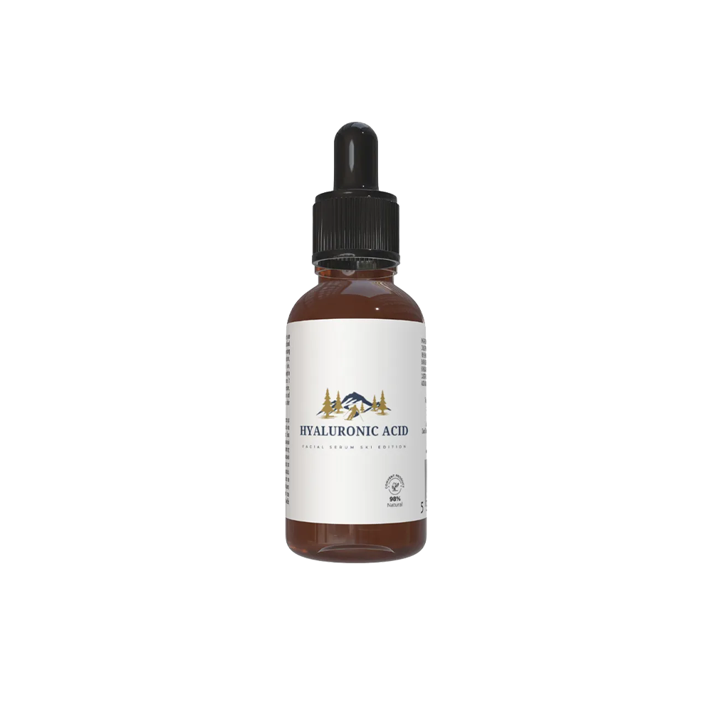 1 Hyaluronic Acid Face Serum 50 ml UNI Ski Edition Mockup