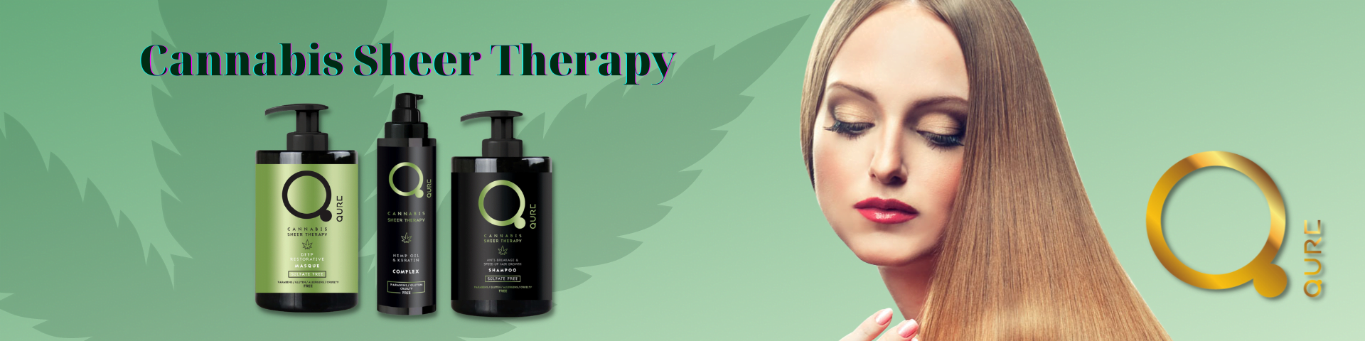 Qure Cannabis Sheer Therapy Header Banner