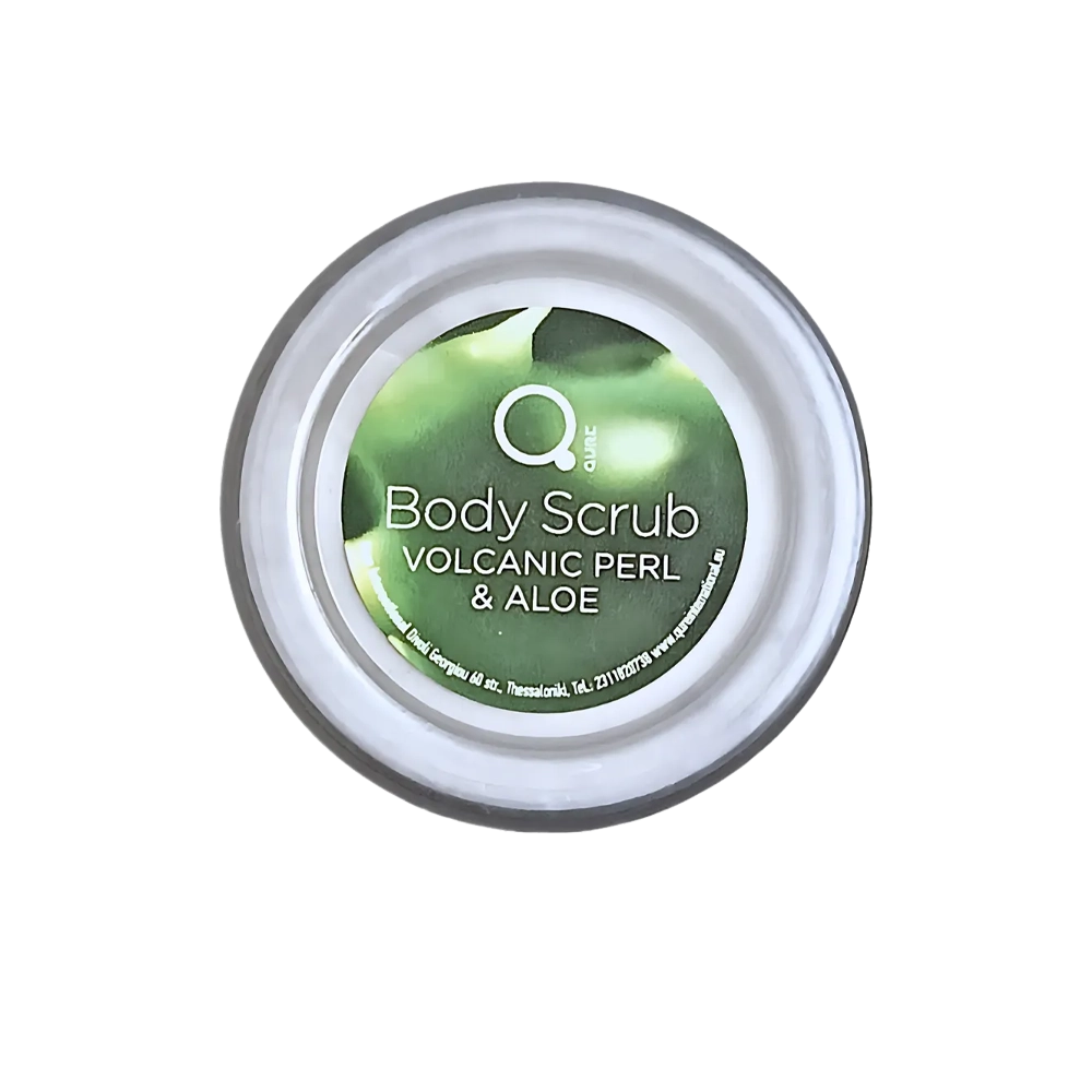 Body Scrub Volcanic Perl and Aloe by Qure Κρέμα Απολέπισης Με Ηφαιστιακό Περλίτη και Αλόη 50ml