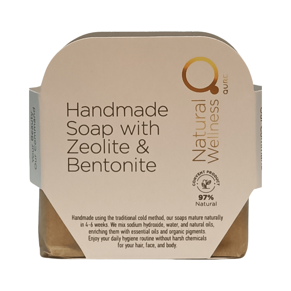 Handmade Soap with Zeolite and Bentonite 90 110g Χειροποίητο Σαπούνι με Ζεόλιθο και Μπετονίτη 1