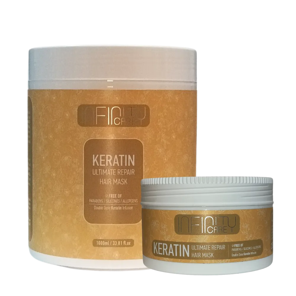 Infinity Care Keratin Ultimate Repair Mask 250ml and 1000ml