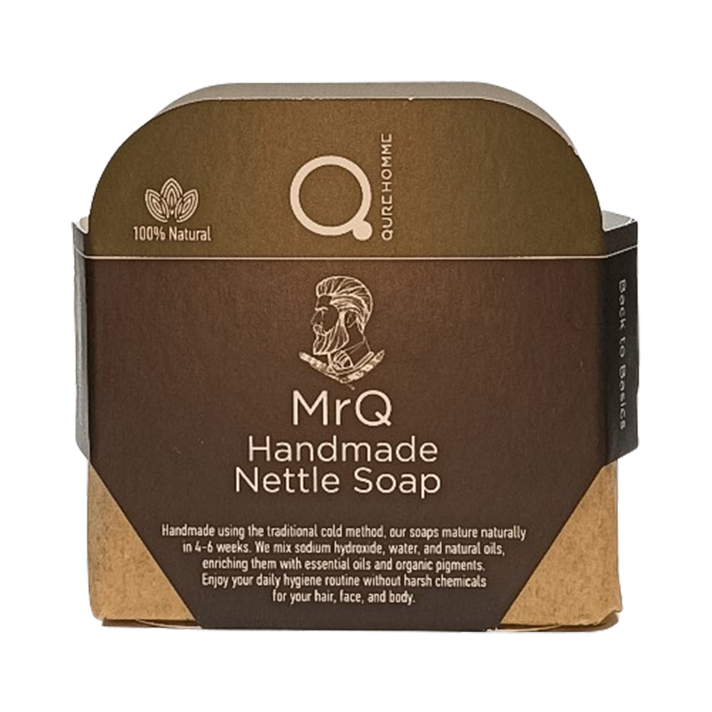 MrQ Handmade Nettle Soap 90 110g Χειροποίητο Σαπούνι με Τσουκνίδα 1 01