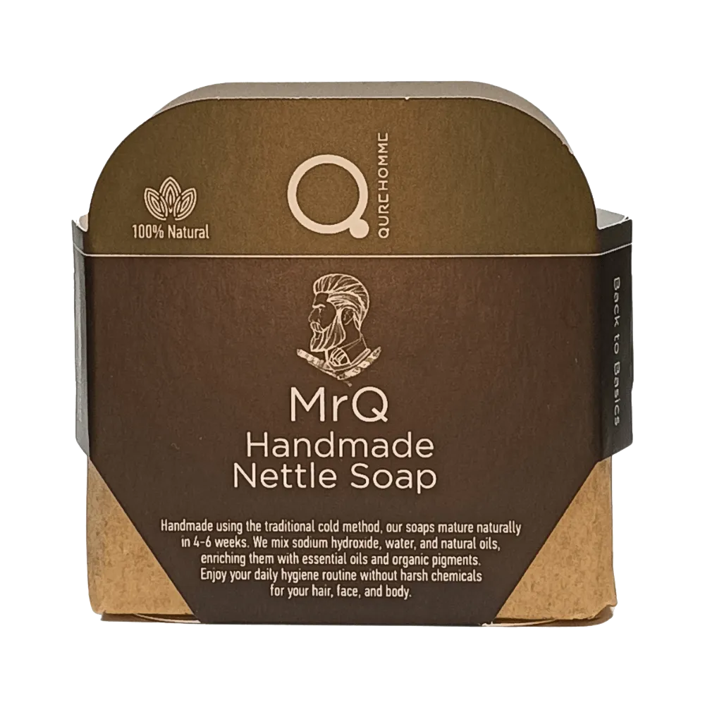 MrQ Handmade Nettle Soap 90 110g Χειροποίητο Σαπούνι με Τσουκνίδα 1