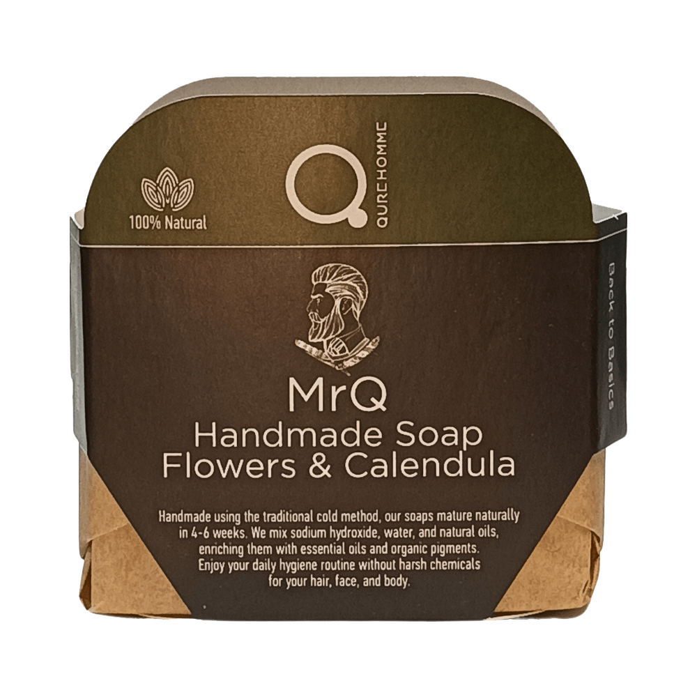 MrQ Handmade Soap Calendula Flowers Calendula Infusion 90 – 110 g Χειροποίητο Σαπούνι Καλέντουλας 1