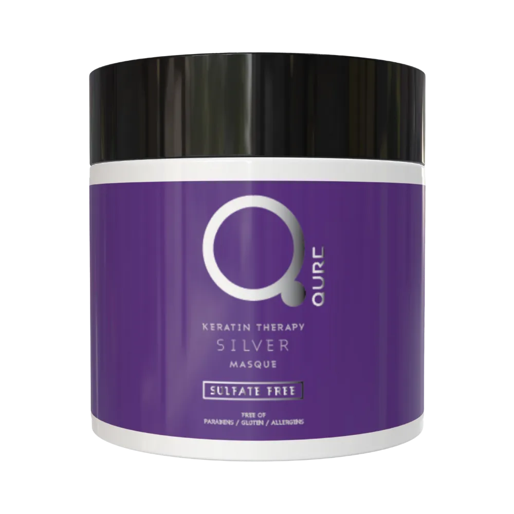 Silver Keratin Therapy Masque 500ml - Qure