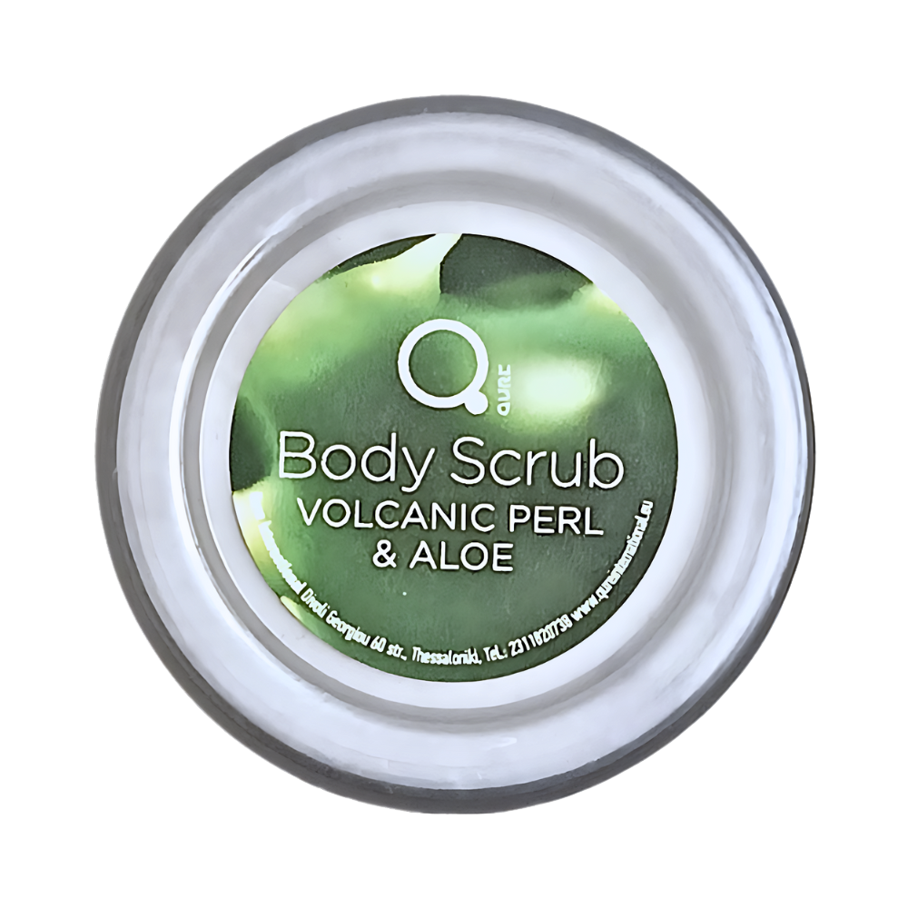 Body Scrub Volcanic Perl and Aloe by Qure Κρέμα Απολέπισης Με Ηφαιστιακό Περλίτη και Αλόη 50ml