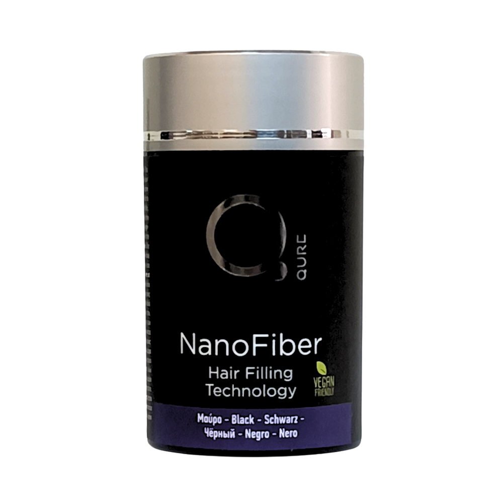 Nano Fiber Black 25g by Qure Μαύρο