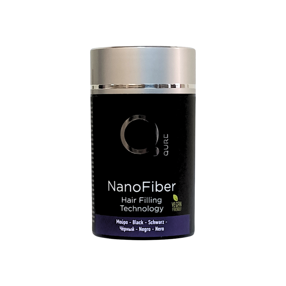 Nano Fiber Black 25g by Qure Μαύρο (1)