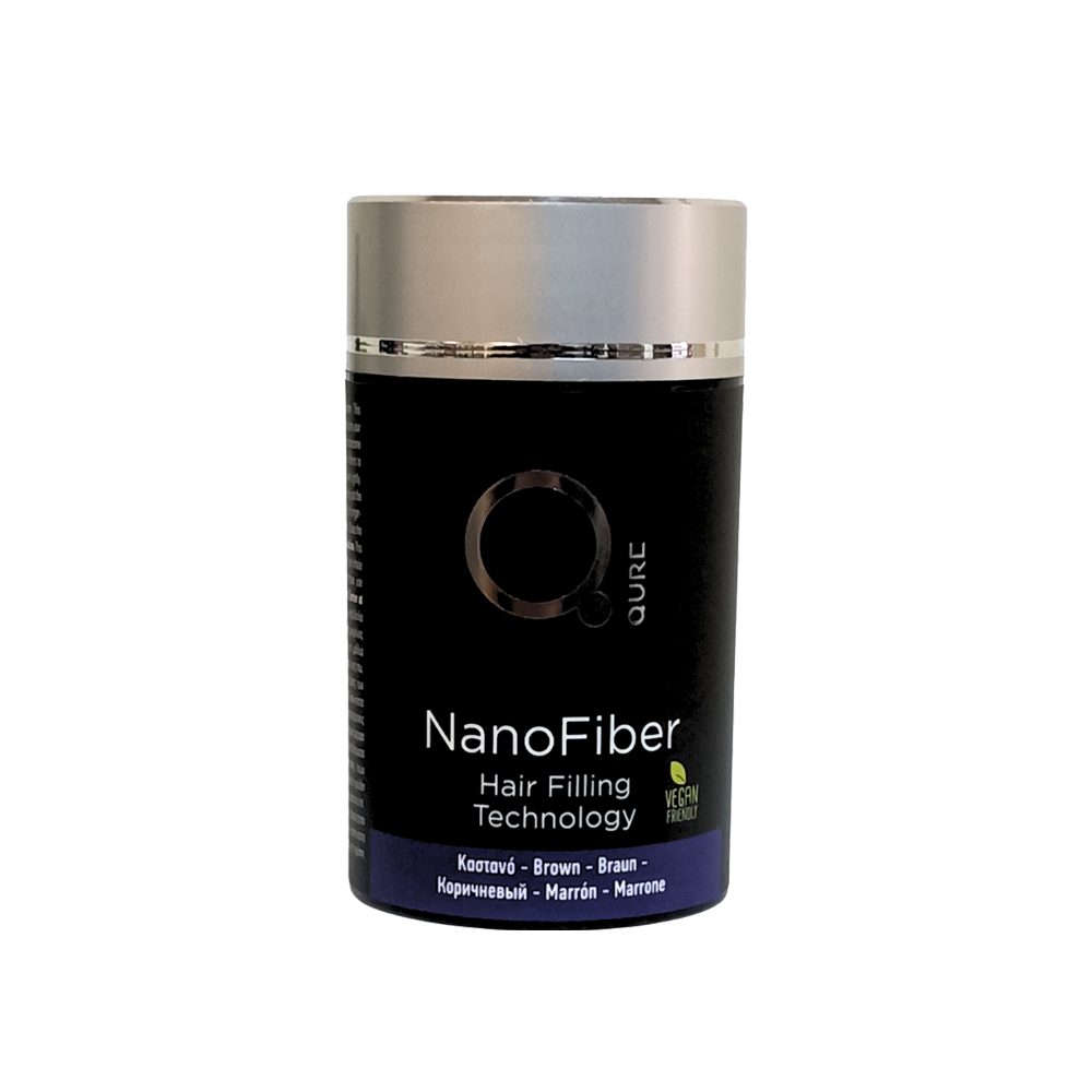 Nano Fiber Brown 25g by Qure Καστανό (1)