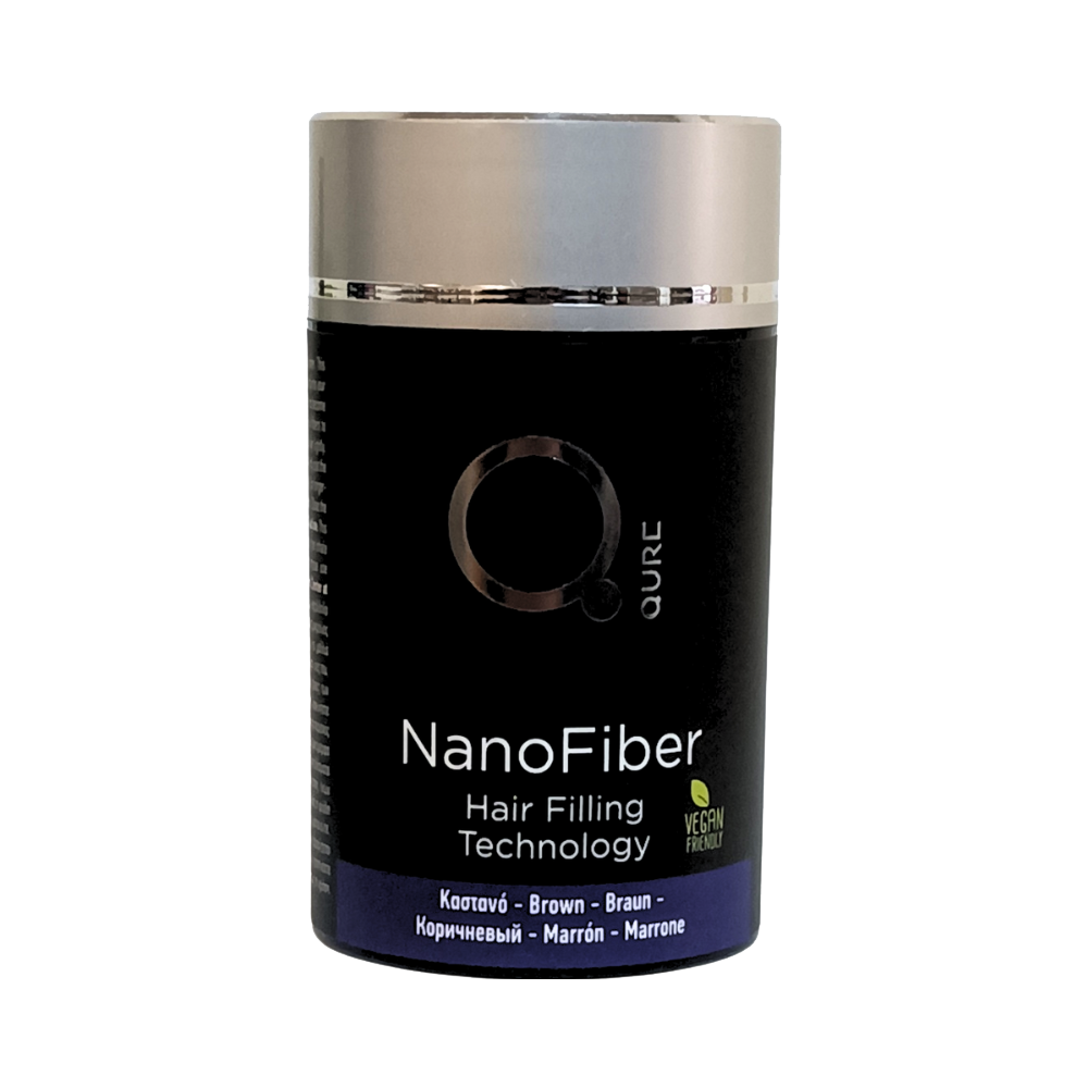 Nano Fiber Brown 25g by Qure Καστανό