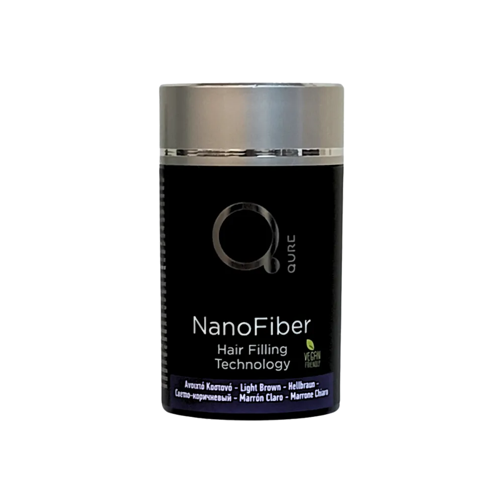 Nano Fiber Light Brown 25g by Qure Ανοιχτό Καστανό (1)