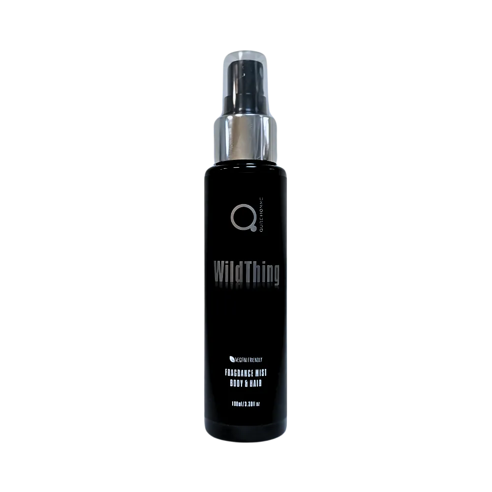 Wild Thing Fragrance Body Mist For Men by Qure Homme - transparent background - 2