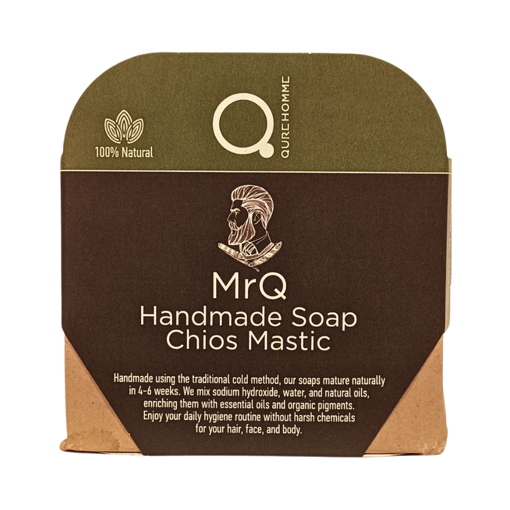 MrQ Handmade Soap Chios Mastic 90 – 110 g - Χειροποίητο Σαπούνι Μαστίχα Χίου