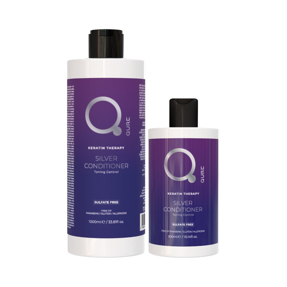 Silver Conditioner 100ml and 300ml Silver Keratin Therapy