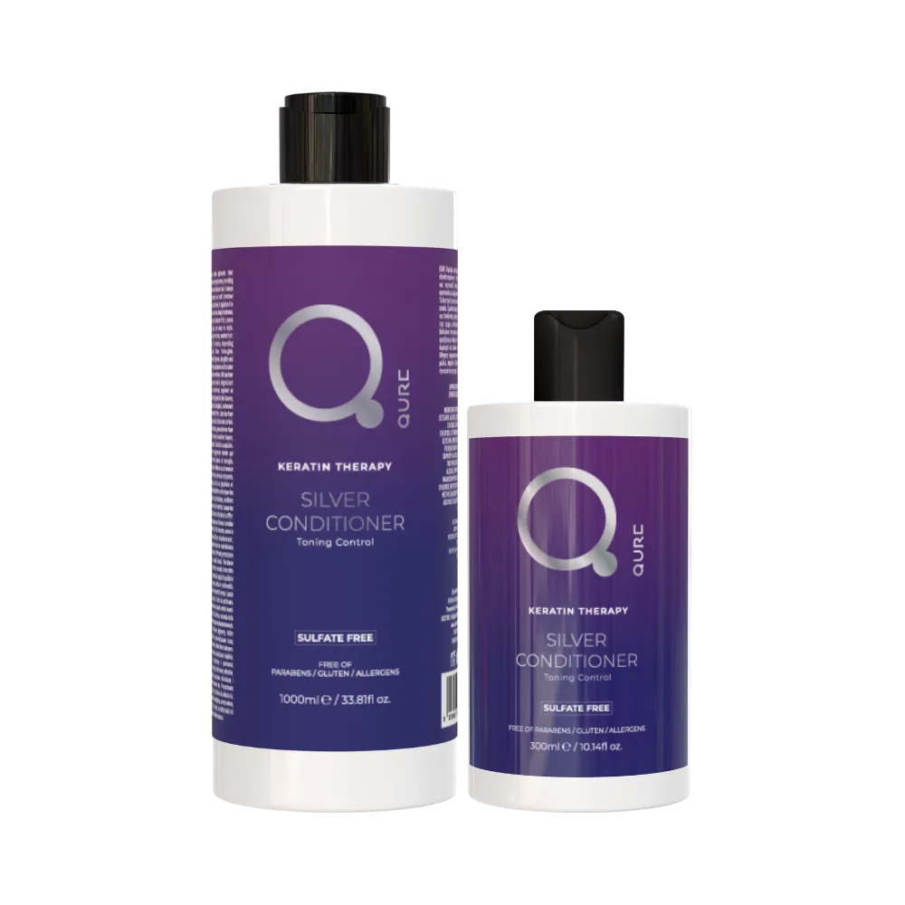Silver Conditioner 100ml and 300ml Silver Keratin Therapy