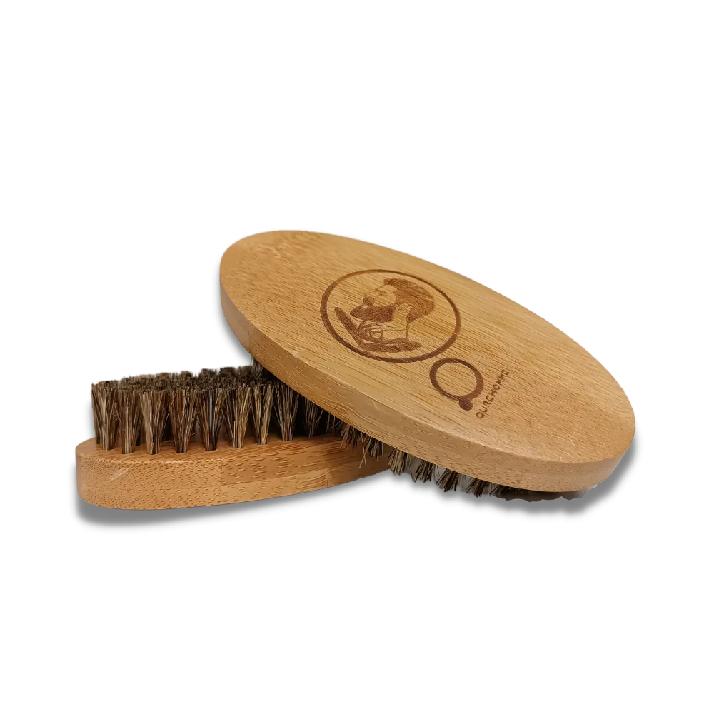 Beard Grooming Brush made of bamboo and Wild Boar hair 1