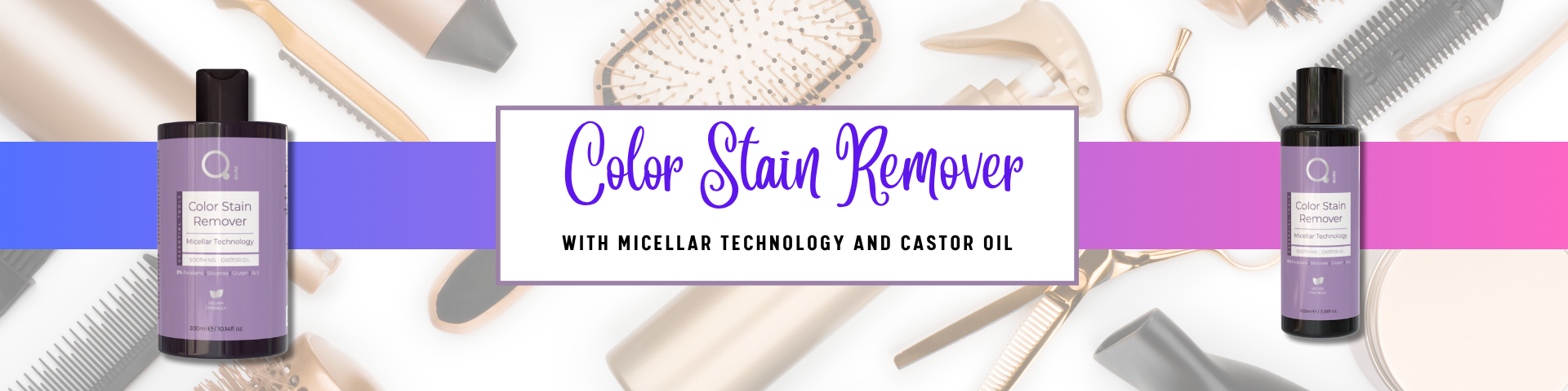 Micellar Color Stain Remover by Qure header banner